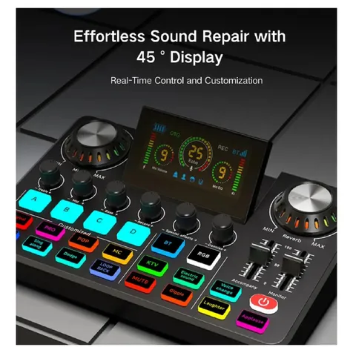 Mezclador Tarjeta De Sonido Profesional